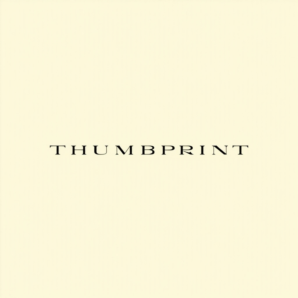 N = v14 Thumbprint Wordmark Sans